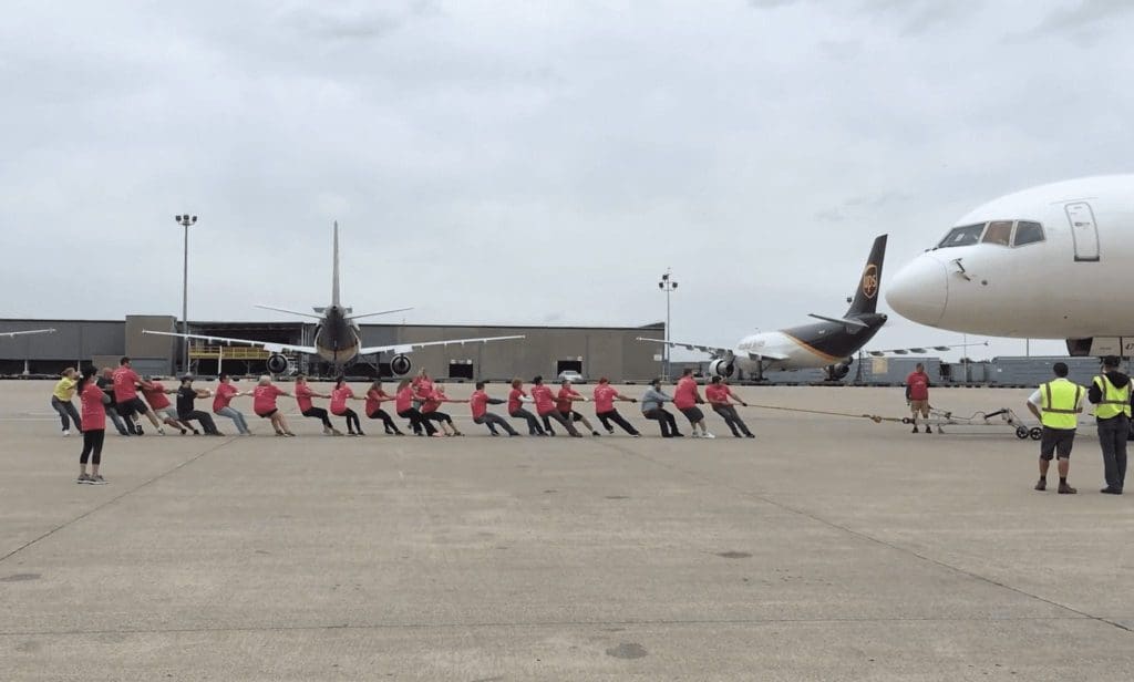 Plane pull