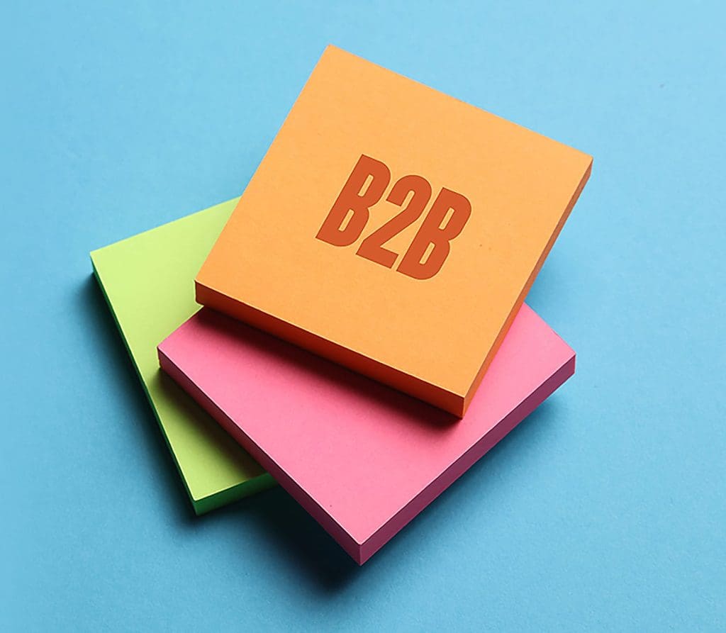 B2B Post it note