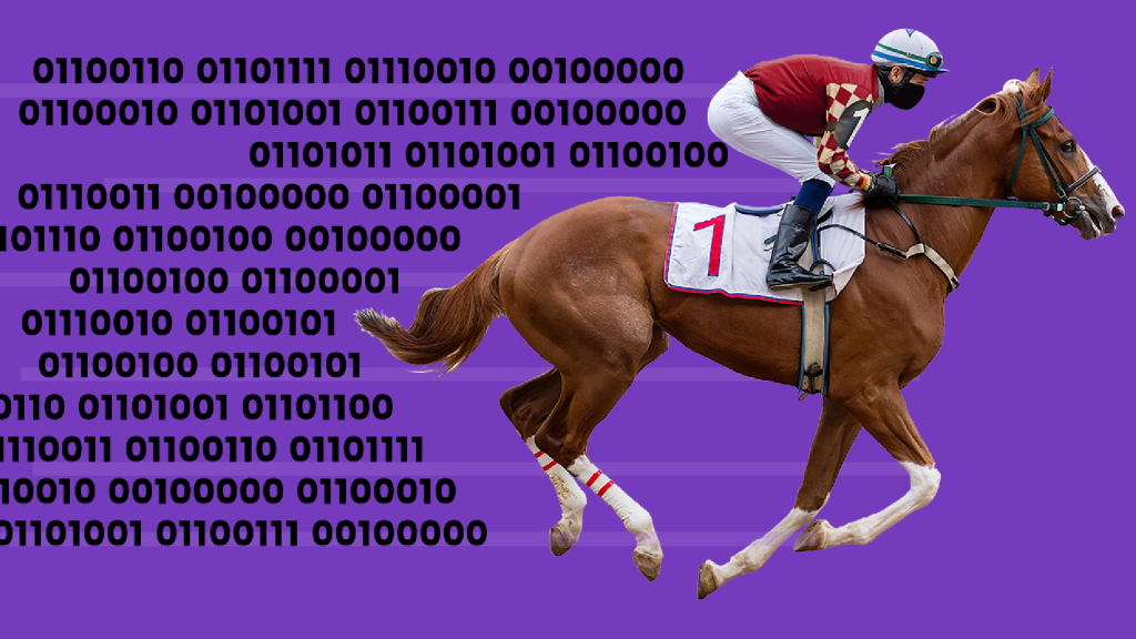 Horse Running Derby Tech at the Derby