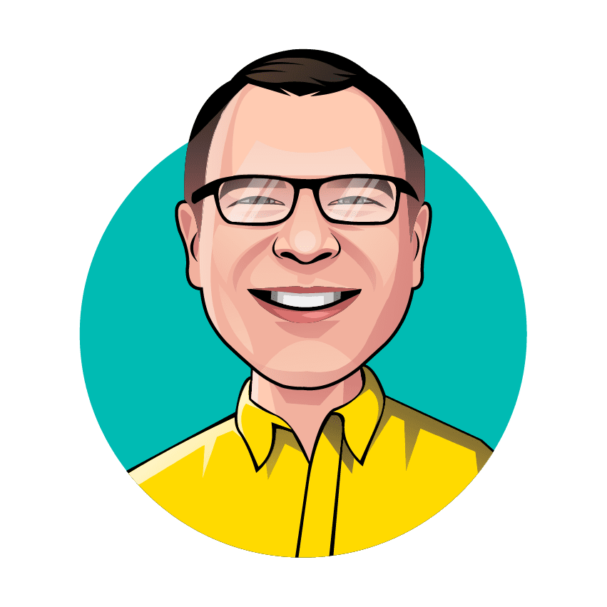 Dougf Cartoon Headshot
