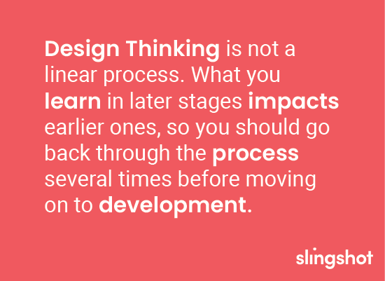design thinking not linear