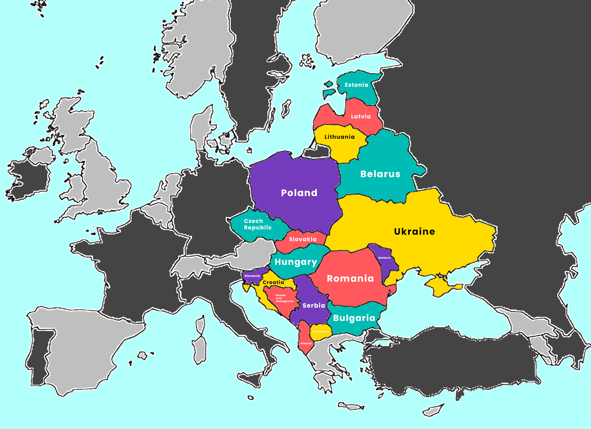 Eastern European Map