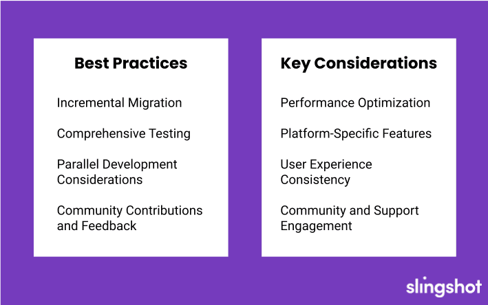 Best Practices and Key Considerations