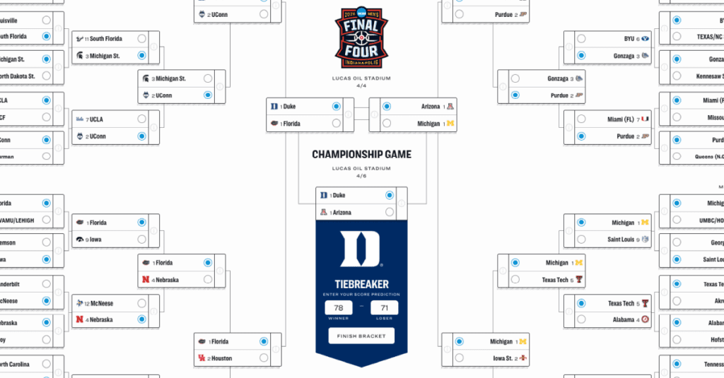 We Let AI Build Our March Madness Bracket. Here's What Happened.